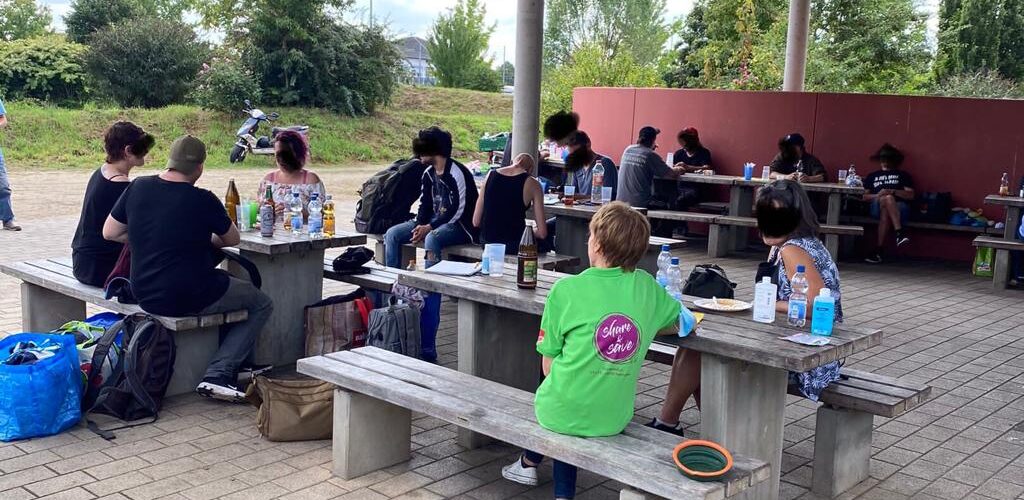 Bastian übernahm Grillplatz - Miete für Obdachlosengrillfest in Bensheim
